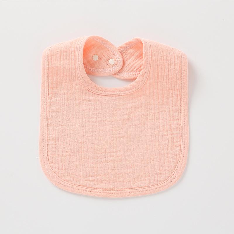 Soft U-Shaped 4-Layer Cotton Gauze Baby Bib: Absorbent and Lightweight for Spring and Summer
