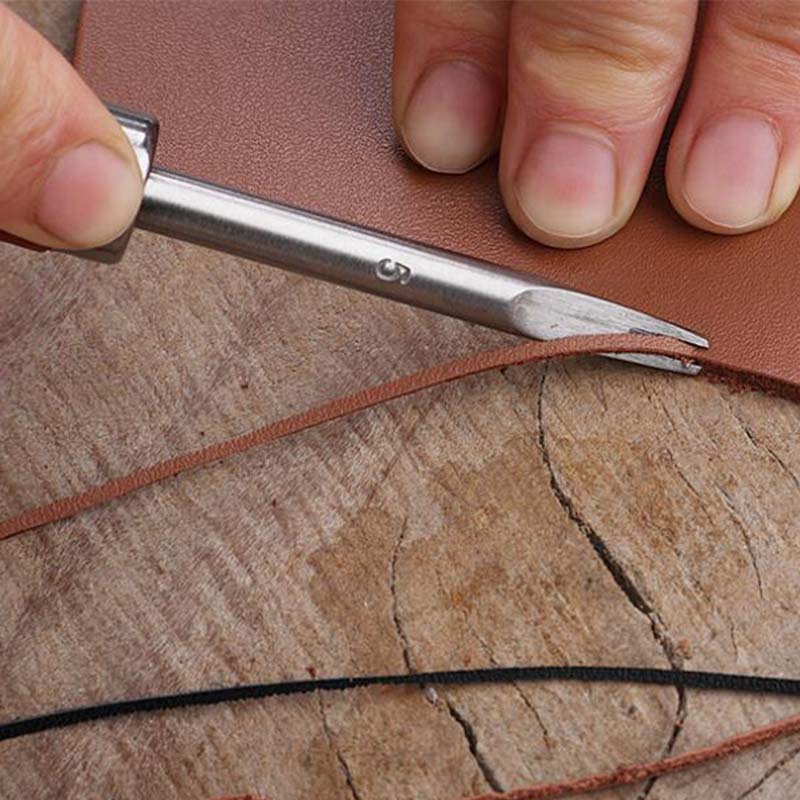 Инструменты для кожи своими руками из стали, острая деревянная ручка, японский кромкорез, нож для снятия фаски с кромки кожи, шпатель