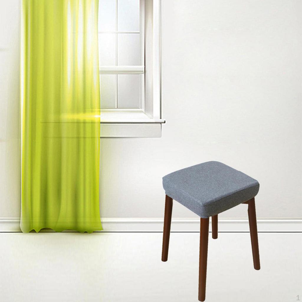 Цветная эластичная полиэстеровая крышка-табурет для унитаза, стираемая, устойчивая к складкам, пылезащитная, для бара