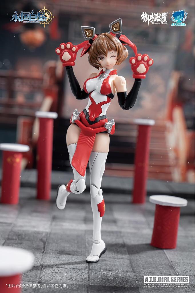 Omoido Permanent White Day Reio Seishi Height 17cm Beautiful Girl Armored Girl Assembly Plastic Model [ToyBase] 1/12 Color-coded