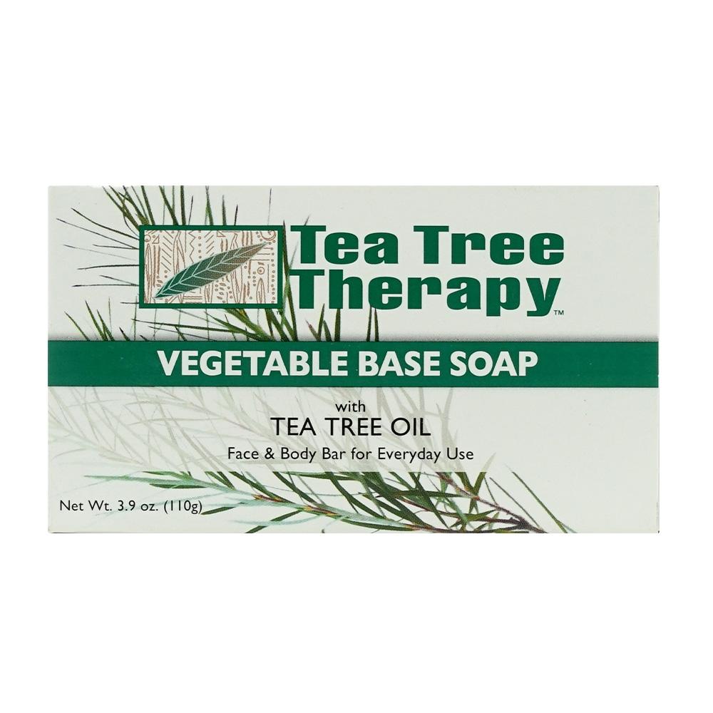 Vegetable Base Soap with Tea Tree Oil, 3.9 Oz