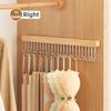 8/12 Hooks Retractable Wood Clothes Hanger Multi-functional Bra Storage Hanger Wall-mounted Wardrobe Hanger Clothes Organizer