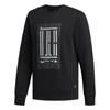 Wuji Series Sports Casual Pullover Long Sleeve Sweatshirt Men Sweatshirt Black FJ0196