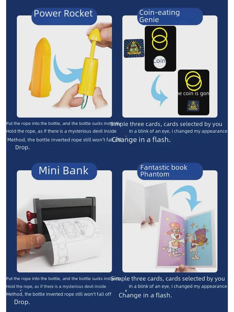 Набор игрушек «Волшебная коллекция»: Детское сценическое представление и магия крупным планом с обучающим видео