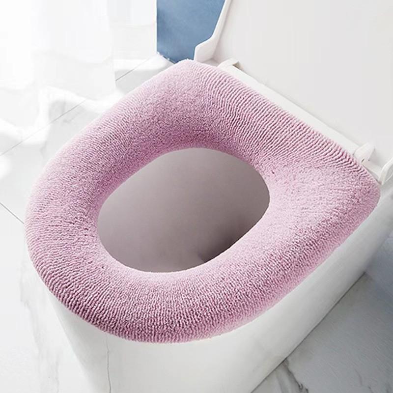 Thicken Toilet Seat Cushion Breathable Non-slip Detachable Anti-deformed Lid Pad Cover Winter Warm Soft Washable Closestool Mat Bathroom Accessories