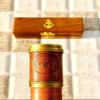 35.56 Cm Brass Telescope with Wood Box, Pirates Spyglass Telescope, Anniversary Gift For Husband, Gift for Dad, Boating Gift, Graduation Gifts