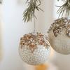 Christmas Ball Ornaments Glitter Sequin Faux Pearl Hanging Ball Decoration Shatterproof Foam Ball Christmas Tree Ornaments