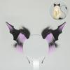 Black Demon Tail Prop Dark Gothic Cosplay Costume New Demon Horns Headband  Party