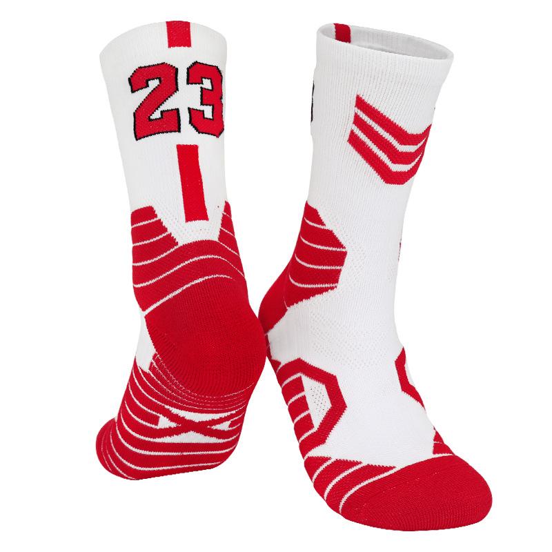 Summer Children'S Basketball Socks Actual Training Stockings Sports Socks Youth Non-Slip Socks Boys Medium Socks