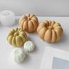 DIY Halloween Pumpkin Silicone Mold Simulation Pumpkin Aroma Candles Plaster Ornaments Molds Candy Chocolate Baking Tool