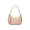 MK Jet Set Charm Монограмма Винтажный Элегантный Логотип Холст с Кожаной Сумка на Плечо Женская Сумка на Плечо Балетный Розовый 32H1GT9C1B-BALLET