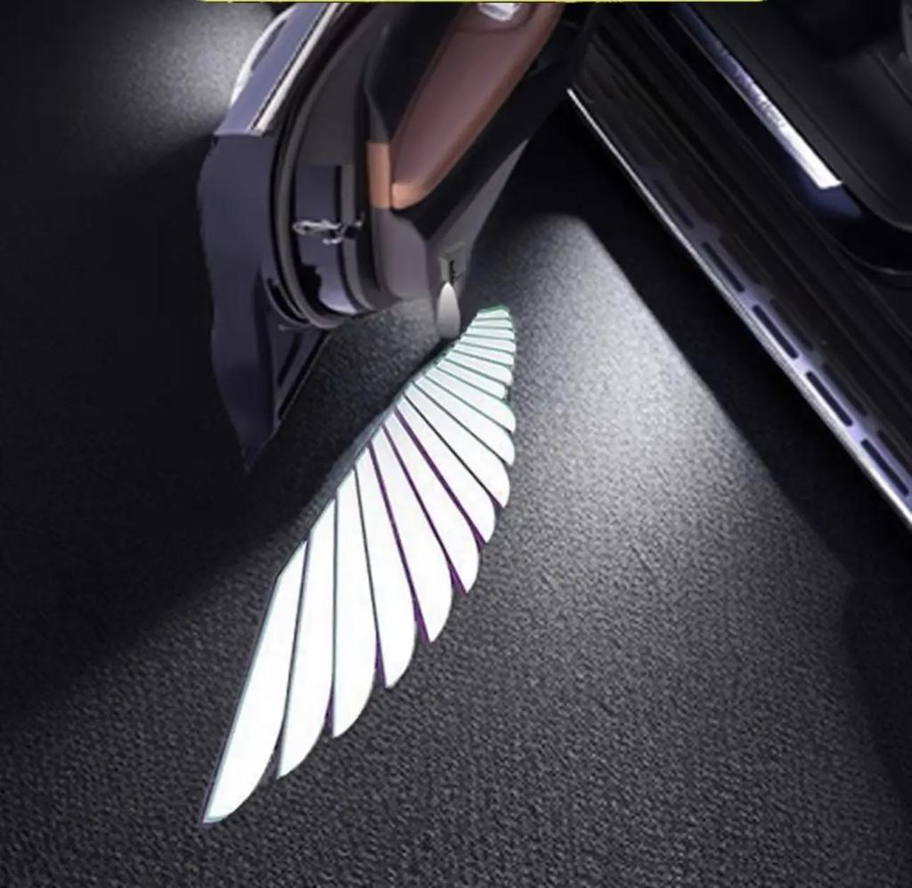 ZDFVU1 2Pcs LED Car Door Welcome Light Projector Lamp for VW Golf 5 6 7 GTI GTD GTE Tiguan Arteon BORA Passat EOS Touareg