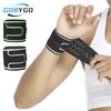 Gobygo 1 шт. Спортивный компрессионный напульсник Тонкий дышащий регулируемый фиксатор для руки Поддержка напульсника Бег Баскетбол Бадминтон