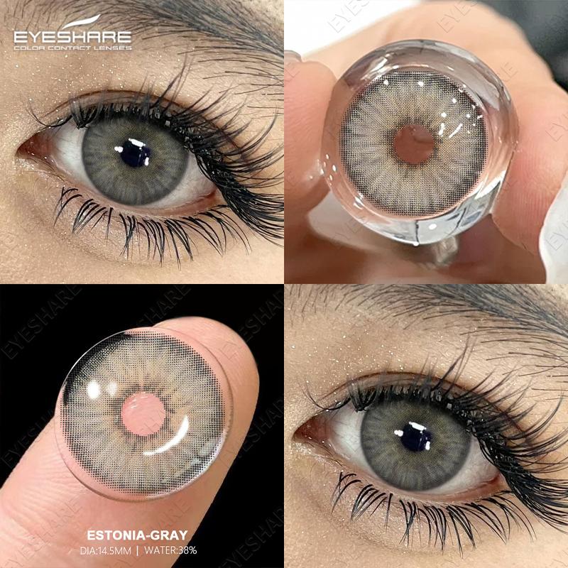 1Pair Color Contact Lenses for Eyes Fashion Cosmetic High Quality Blue Lenses Green Eye Contacts Cosmetic Eye Contacts Yearly
