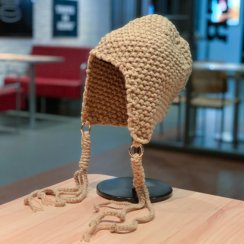 Корейская зимняя теплая шапка-бомбер для женщин, зимняя летчик-шлемник, вечеринка 2000 года, защита ушей, шапки-ушанки, русские шапки-ушанки