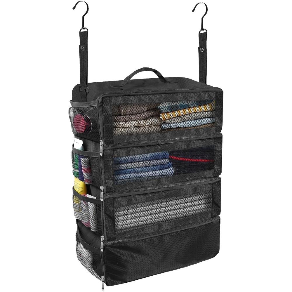 Multi-Layer Foldable Clothes Storage Bag Large Capacity Waterproof Travel Clothes Organizer Portable Multifunctional