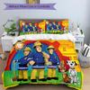Fireman Sam'S Adventures Print 3Pcs Bedding Setduvet Cover With 2 Bedropillowcase Home Birthday Gift