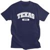 Мужская футболка в техасском collegiate стиле 1845, 100% хлопок, с юмором, streetwear, с коротким рукавом, приталенная одежда
