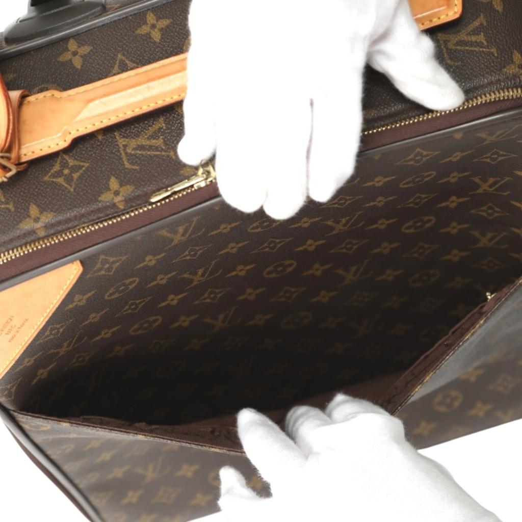 Louis Vuitton Чемодан Monogram Pegas 45 Канва Monogram Коричневый унисекс M23294 Б/у