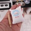 Миниатюрный кукольный домик, кухонный игровой набор: Украшение «Мешок с мукой и скалка»