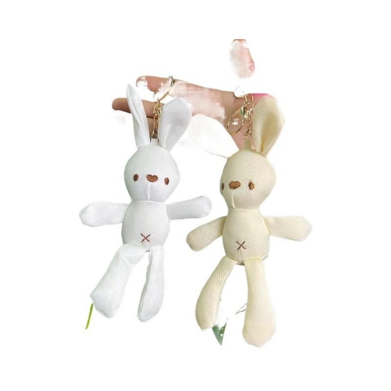 And Cuddly Soft Corn Rabbit Plush Toy Miniature Keychain Ideal For Bag Accessories