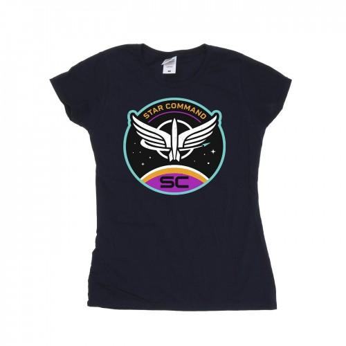 Disney Womens/Ladies Lightyear Star Command Circle Cotton T-Shirt