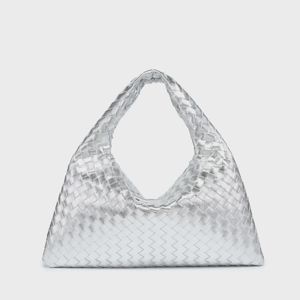 Плетеная женская сумка для пельменей: Осенне-зимняя мода, вместительная, трендовая универсальная сумка для поездок на работу