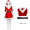 New Christmas Dress Adult Female Cosplay Ball Party, Red Velvet Dress