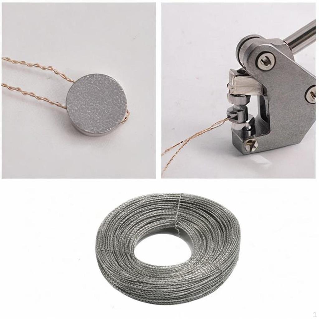 Медные проволоки Пломбы 30М/40М Безопасность Сверхпрочные Пустые пломбы Железная проволока Защита от несанкционированного доступа Для