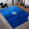 FC Schalke 04 Flannel Pattern Square Carpet,Area Rug,Carpet Rug for Living Room Bedroom Sofa Playroom Decor,Non-slip Floor Mat