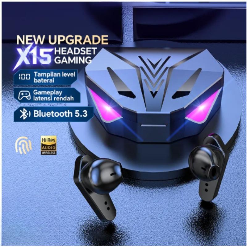 Оригинальные беспроводные наушники X15 TWS, игровые Bluetooth-наушники с микрофоном, шумоподавлением, высококачественные басовые наушники