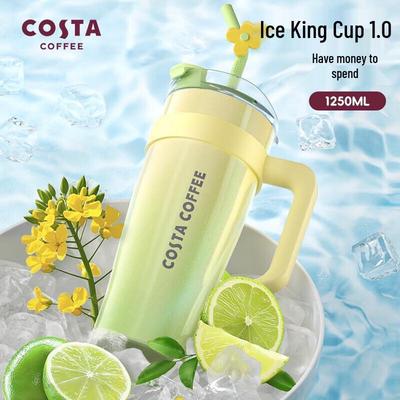 COSTA Jumbo Термокружка с крышкой и соломинкой из нержавеющей стали