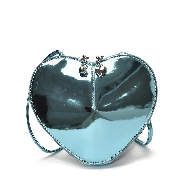 Bags Laser Love Bag 2025 New Mori Sweet Girl Fashion Niche Shoulder Bag Versatile Messenger Bag Tide