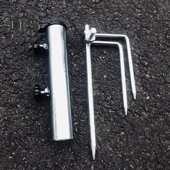 Держатель для зонта на патио, прочный, устойчивый к погодным условиям, для пляжа, песка, двора, лужайки, подставка для зонта, основание, наземный шип, аксессуары для зонта