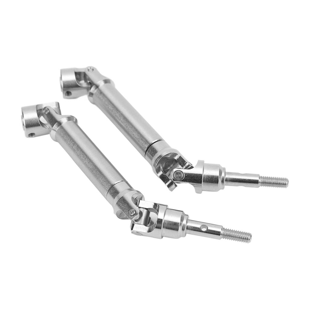 2Pcs RC Front Drive Shaft Stainless Steel Set Kit for Traxxas SLASH 4x4 Rustler Stampede