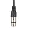 Разветвитель 1 XLR гнездо на 2 XLR штекера Кабель для домашнего кинотеатра и профессионального оборудования