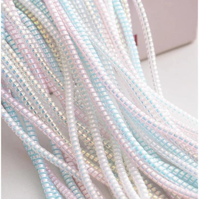 5pcs 1.5M USB Charging Data Line Cable Protector Wire Cord Protection Spring Wrap Cable Winder Organizer Home Desk Accessories