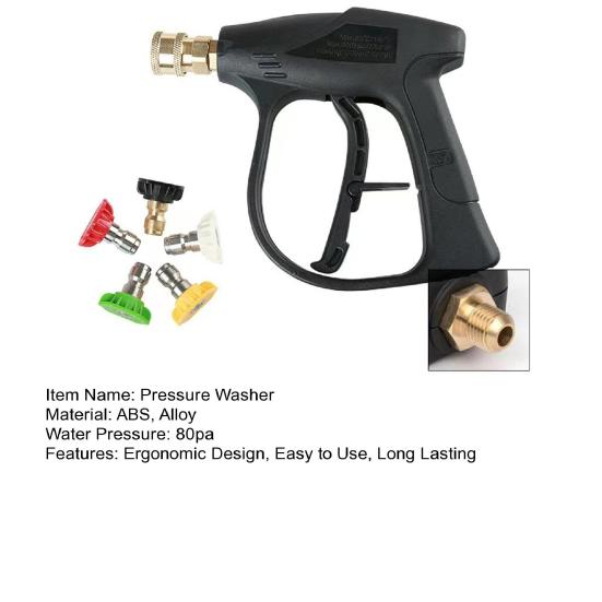 Беспроводная портативная мойка высокого давления 3000 фунтов на квадратный дюйм, герметичная, с эргономичной ручкой, ручная мойка для автомобилей с насадками