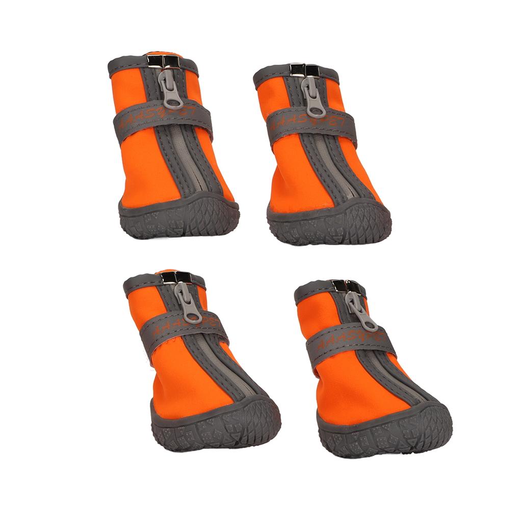 Dog Soft Sole Shoes Soft Waterproof Breathable Prevent Slipping Wear Resistant Reflective Pet Boots for Outdoor Hiking