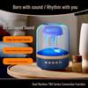 **Динамик-медуза**: Премиум Bluetooth сабвуфер с кристальными огнями**