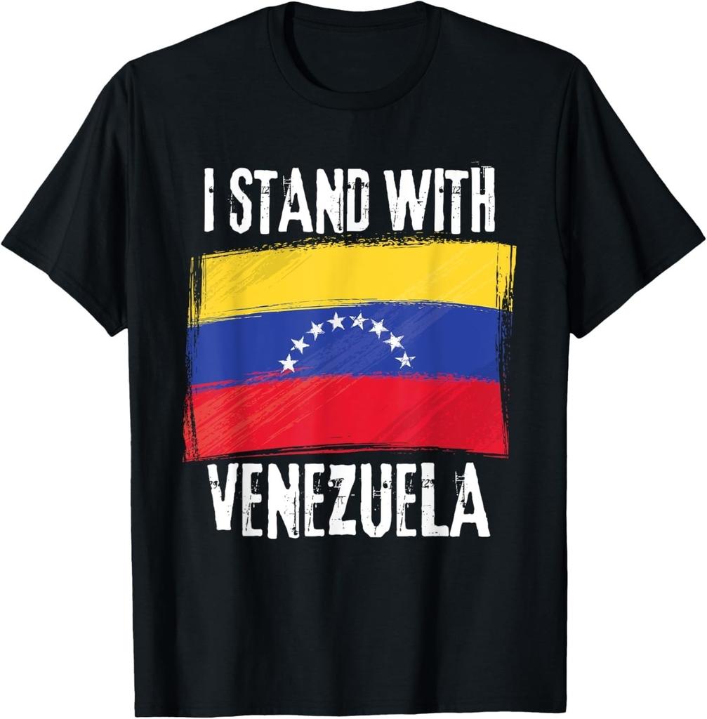 I Stand With Venezuela Flag Venezuelan Pride T-Shirt Unisex T-Shirt