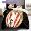 PSV Eindhoven Pattern Bedding Home Decoration Birthday Gift ( 1 duvet cover + 2 pillowcase, without core),fan merchandise.