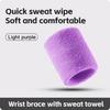 1 Pc Towel Sports Wrist Bands Tennis Sweat Bands Wrist Guard Basketball Fitness Sweatbands Wrist Wrap Wrist Protection Badminton