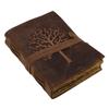 Handmade Tree Brown Leather Journal Vintage Antique Deckle Edge Paper Skechbook