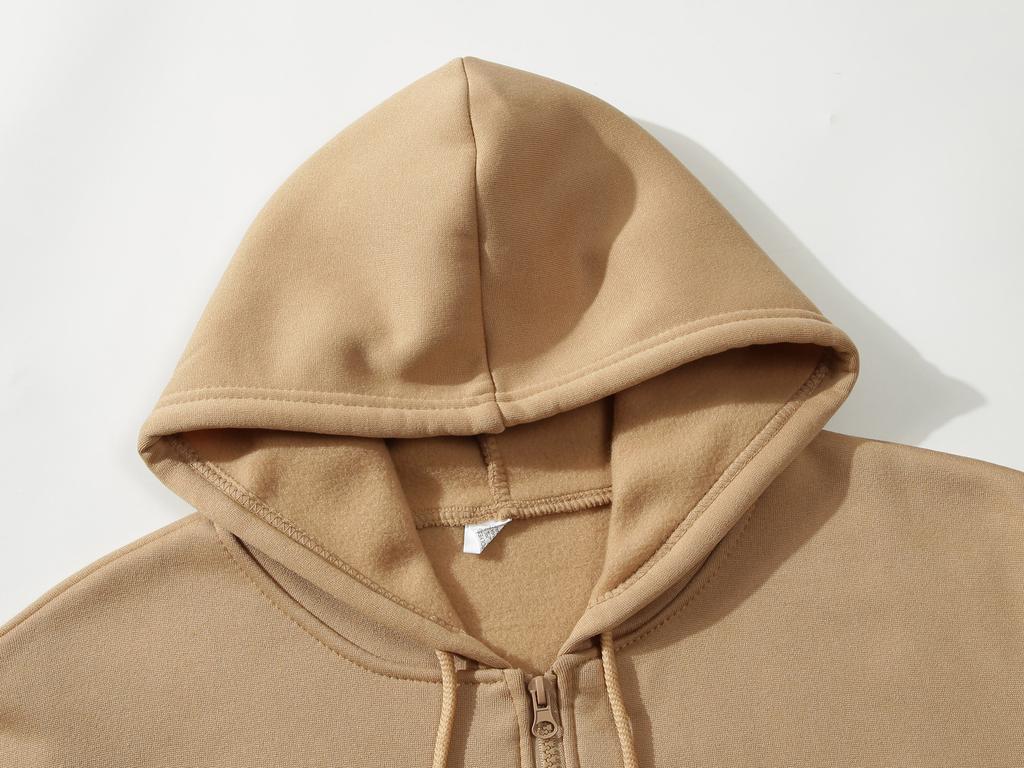 Мужская толстовка с капюшоном из флиса, кардиган с длинными рукавами, толстовки с капюшоном на молнии для мужчин, спортивная толстовка, куртка с карманом, однотонное спортивное пальто