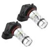 2PC 9005H10 100W 6000K White LED Headlight Bulbs Kit Fog Light Car Driving Lamp