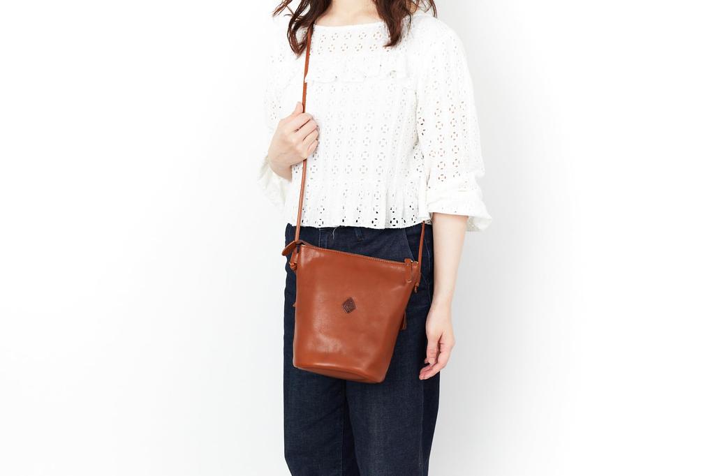 Сумка через плечо 2WAY из натуральной кожи коричневого цвета [Credran] CR-CL3739-BR