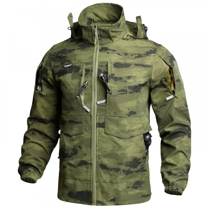 Breathable Camouflage Cycling Jersey Set Wear-resistant Outdoor Workwear Hiking Suit