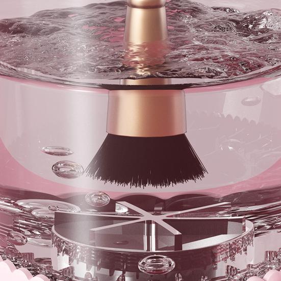 Электрическая машинка для чистки кистей для макияжа USB Автоматическая машина для чистки косметических кистей Многофункциональный очиститель для кистей для красоты всех размеров Инструменты для мытья