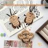 Мультяшная тараканья плюшевая брелок-подвеска - Милое DIY украшение для сумки с бусинной цепочкой